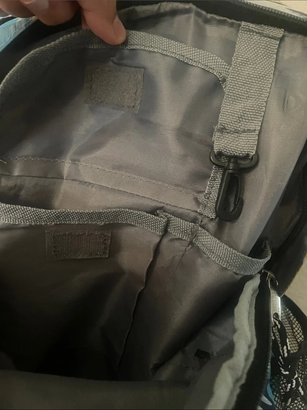 Blue Floral Men's Backpack